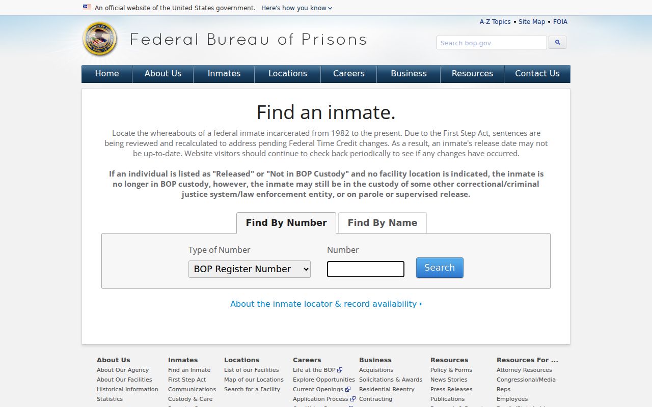 Federal custody search separate from Greenup County criminal records