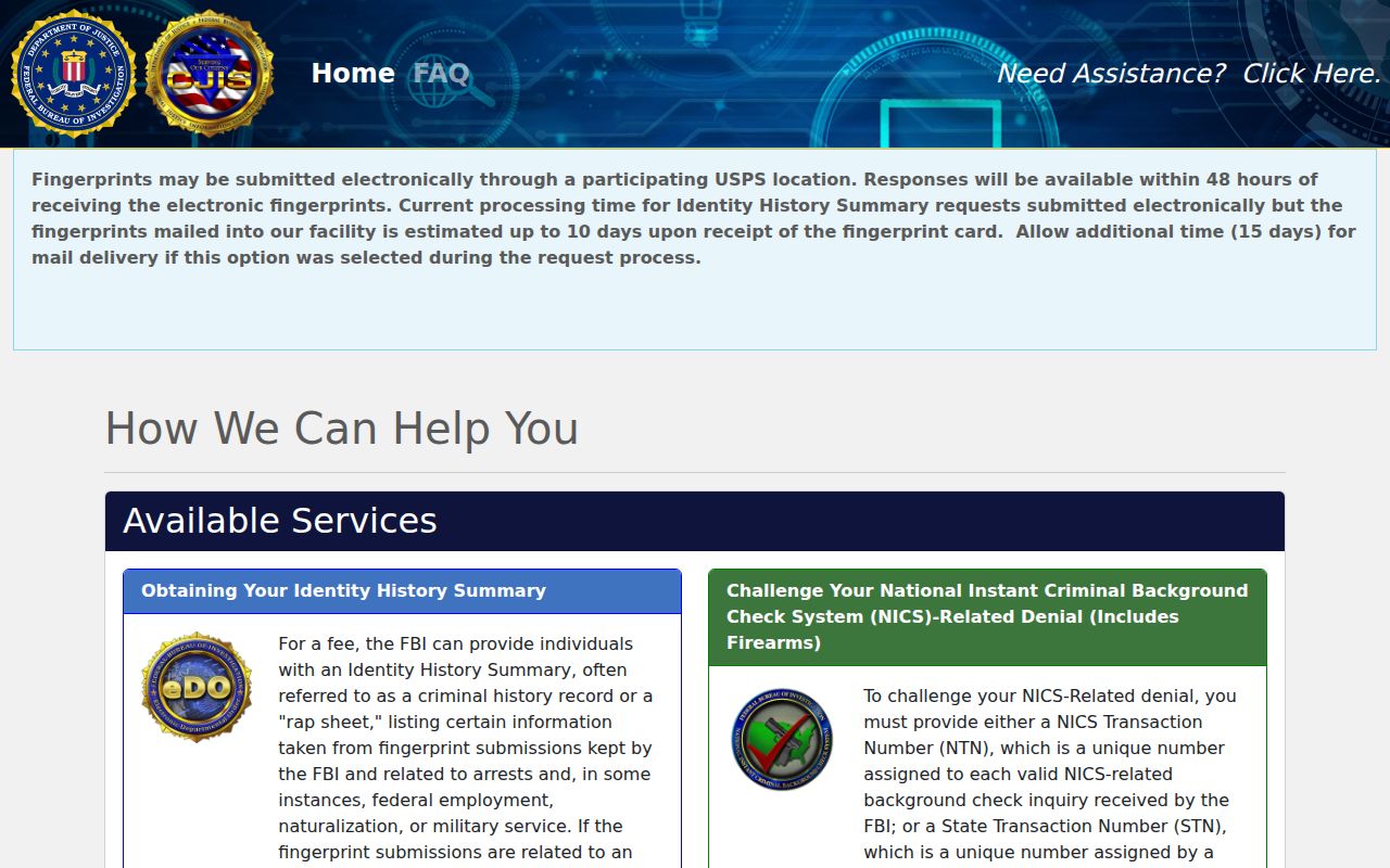 Federal identity history portal for Greenup County record review