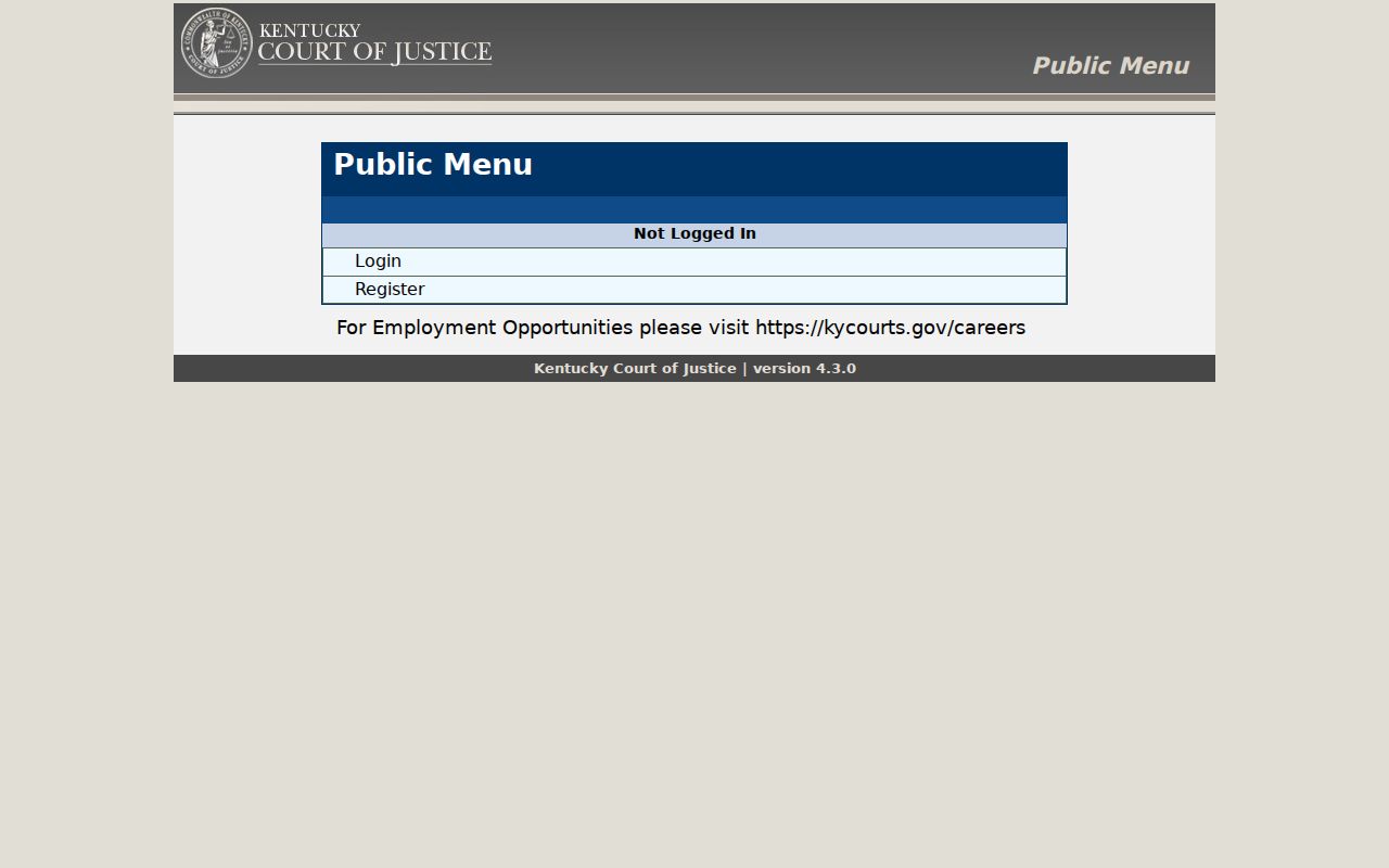 FastCheck ordering menu for Greenup County criminal history